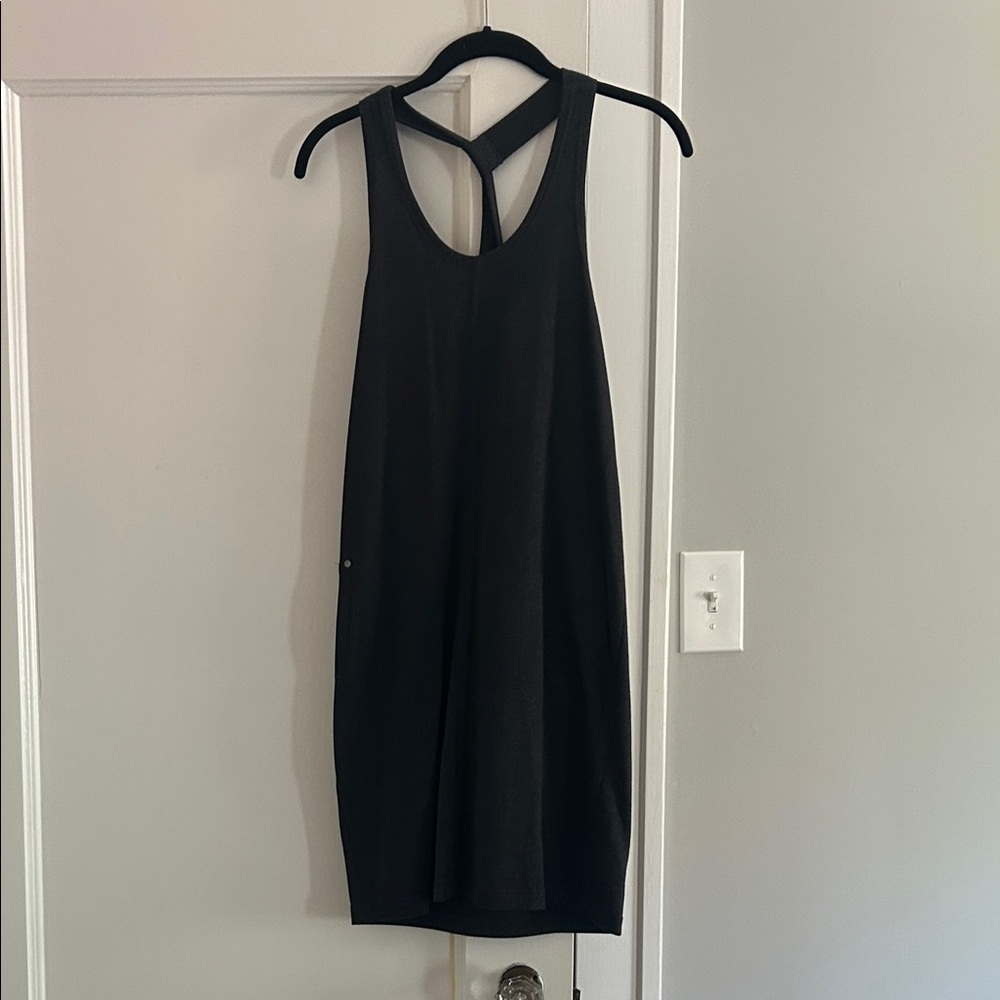 Athletic Black/gray Sleeveless Dress